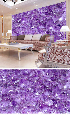 紫水晶石纹紫水晶晶体珠宝背景墙