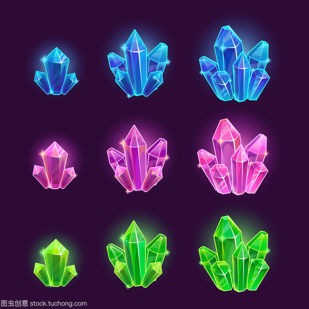 魔法卡通闪亮水晶套